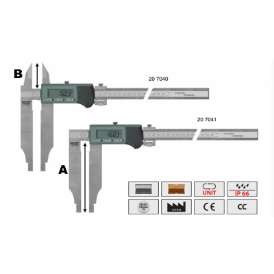 Штангенциркули Vogel для больших измерений водо-пыле защищенные с IP66